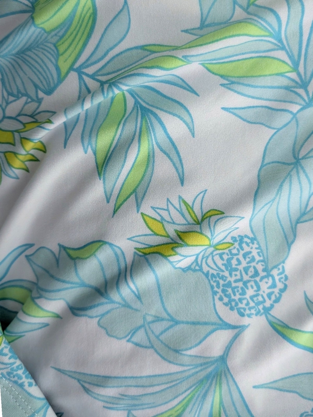 Stella Parker tropical pineapple and palm leaf knit skort, Size L - Picture 5 of 5